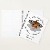 Colorful Emperor Moth Monogram Planner (Display)