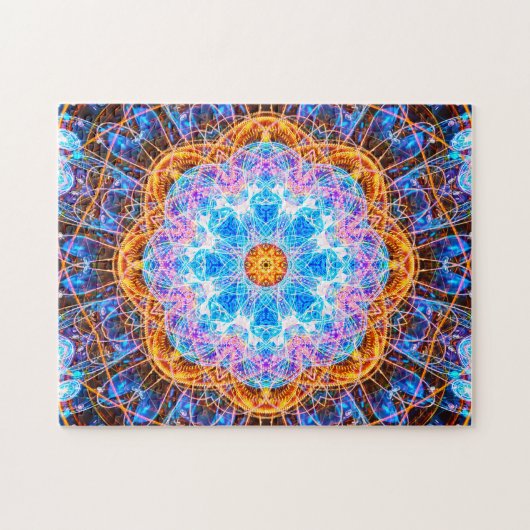 Colorful Energy Mandala | Herstel Legpuzzel (Horizontaal)