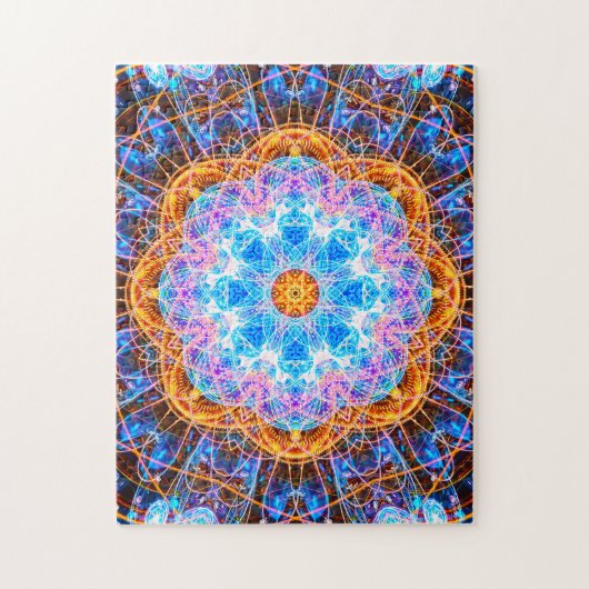 Colorful Energy Mandala | Herstel Legpuzzel (Verticaal)