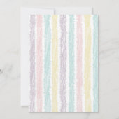 Colorful Engagement Bridal Shower Cocktail Kaart (Achterkant)