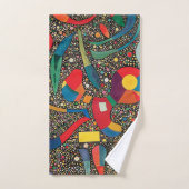 Colorful Ensemble van Wassily Kandinsky Bad Handdoek (Handdoek)
