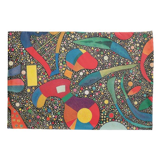 Colorful Ensemble van Wassily Kandinsky Kussensloop (Achterkant)