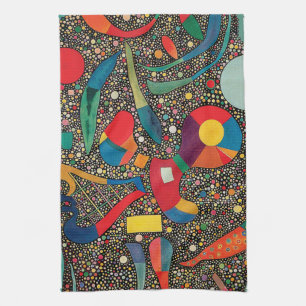 Colorful Ensemble van Wassily Kandinsky Theedoek