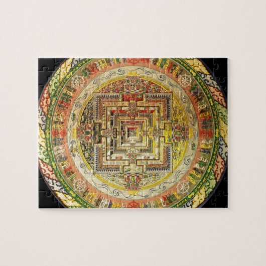 COLORFUL ESOTERIC TIBETAN MANDALA LEGPUZZEL (Horizontaal)