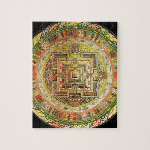 COLORFUL ESOTERIC TIBETAN MANDALA LEGPUZZEL