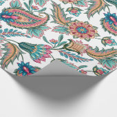 Colorful Ethnic Floral Paisley Pattern 2 Cadeaupapier (Hoek)