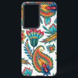 Colorful Ethnic  Floral Paisley Samsung Galaxy Hoesje<br><div class="desc">Prachtige kleurrijke waterverven etnisch floraal paisley,  groot gedrukt. Het is een naadloos patroon en afdrukken kan groter of kleiner worden gemaakt. Rol,  vette,  dunne vormgeving. Aangepaste witte achtergrond</div>