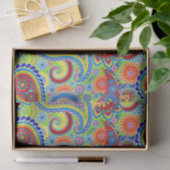 Colorful Ethnic Paisley Pattern Tissuepapier (Geschenk)