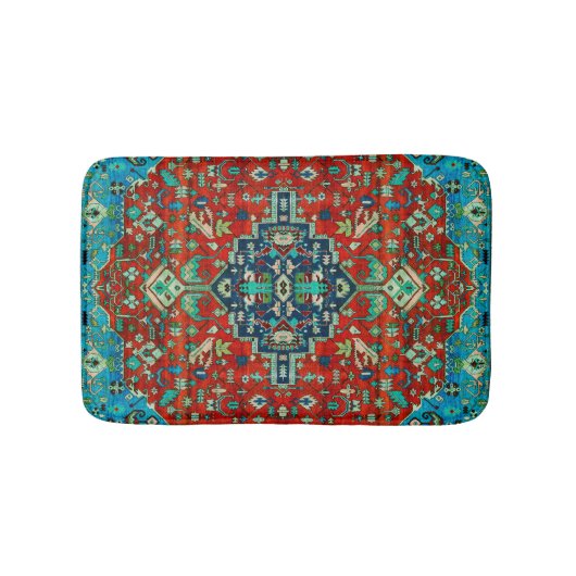 Colorful Ethnic Rug Design Badmat (Voorkant)