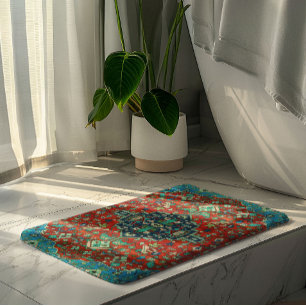 Colorful Ethnic Rug Design Badmat