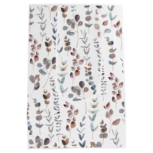Colorful Eucalyptus Waterverf Medium Cadeauzakje (Achterkant)