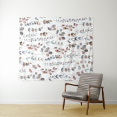 Colorful Eucalyptus Waterverf   Wandkleed (In Situ (horizontaal))