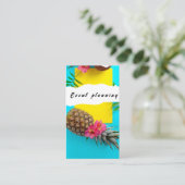 Colorful Event Planning Modern Visitekaartje (Staand voorkant)