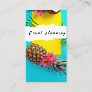 Colorful Event Planning Modern Visitekaartje