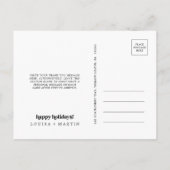 Colorful Ever na Pas getrouwd Dank u Feestdagenkaart (Achterkant)