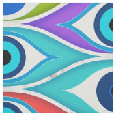 Colorful Evil Eye protection pattern Stof (Swatch)