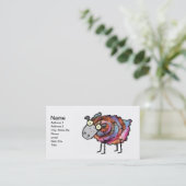 Colorful Ewe Visitekaartje (Staand voorkant)