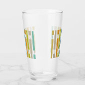 Colorful Exclamation Points Geometric Meid-eeuwse Glas (Rechts)
