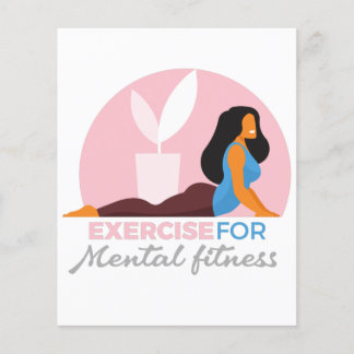 Colorful Exercise for Mental Fitness Flyer