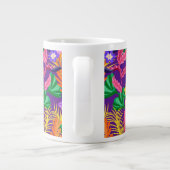 Colorful Exotic Floral Pattern-23148 Grote Koffiekop (Achterkant)