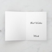 Colorful Exotic Flowers Feestdagen Kaart (Binnen)