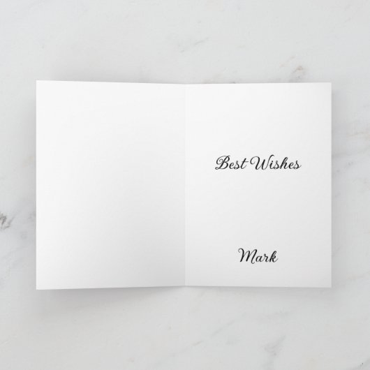 Colorful Exotic Flowers Feestdagen Kaart (Binnen)