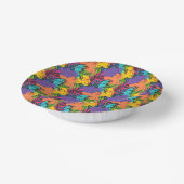 Colorful Exotic Tropical Leaves Pattern-23190 Papieren Kommen (Gebogen)