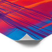 Colorful Expressionist Duck Sunset Wall Art Poster (Hoek)