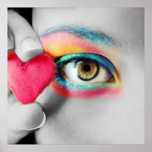 Colorful Eye Poster