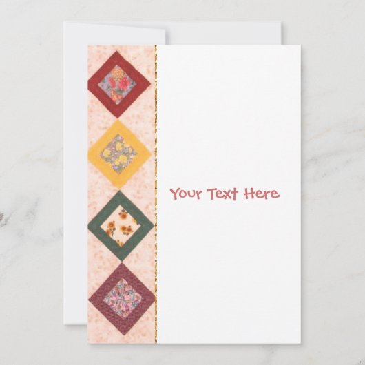 Colorful Fabrics Patroon Kaart (Achterkant)