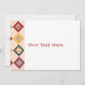 Colorful Fabrics Patroon Kaart (Achterkant)