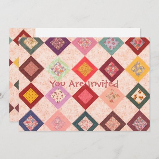 Colorful Fabrics Patroon Kaart (Voorkant / Achterkant)