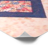 Colorful Fabrics Patroon Poster (Hoek)