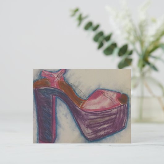 Colorful Fabulous Shoe Briefkaart (Staand voorkant)