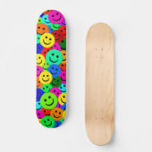 COLORFUL FACES COLLAGE PERSOONLIJK SKATEBOARD (Voorkant)