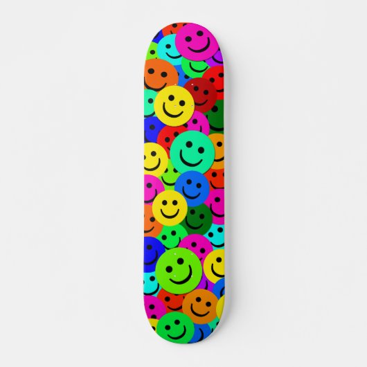 COLORFUL FACES COLLAGE PERSOONLIJK SKATEBOARD (Voorkant)