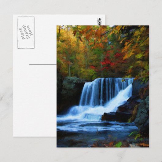 Colorful Factory Herfsten in Pennsylvania Briefkaart (Voorkant / Achterkant)