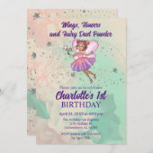 Colorful Fairy Birthday Kaart (Voorkant / Achterkant)