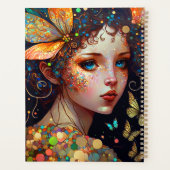 Colorful Fairy Butterflies Fantasy Art Planner (Achterkant)