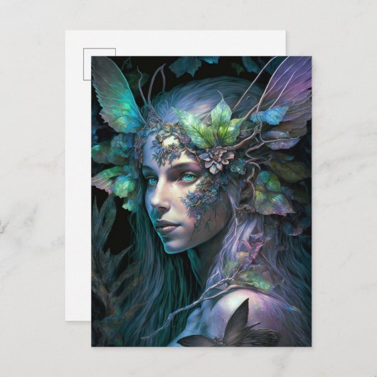 Colorful Fairy Fantasy Art Briefkaart (Voorkant / Achterkant)