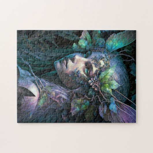 Colorful Fairy Fantasy Art Jigzaag Puzzle Legpuzzel (Horizontaal)