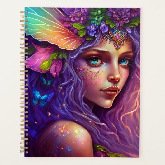 Colorful Fairy Fantasy Art Planner (Voorkant)