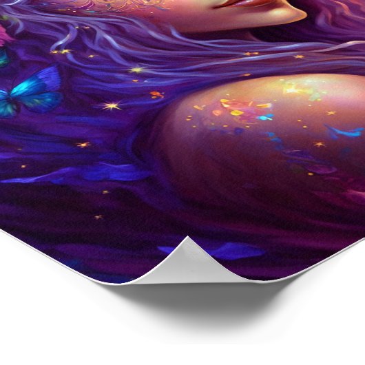 Colorful Fairy Fantasy Art Poster (Hoek)