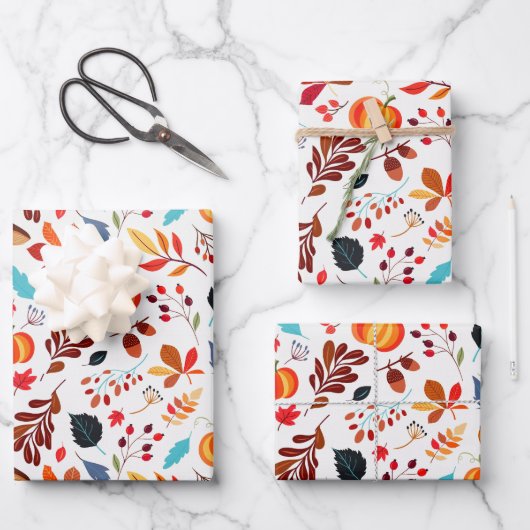 Colorful Fall Favorites | Seasonal Wrapping Paper (Voorkant)