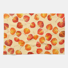 Colorful Fall Quaking Aspen Leaves Theedoek