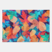 Colorful Fallen Leaves Inpakpapier Vel (Voorkant 2)