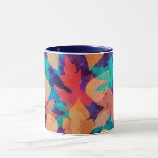 Colorful Fallen Leaves Mok (Midden)