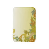 Colorful Falling Autumn Leaves Badmat (Voorkant Verticaal)