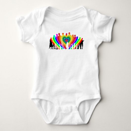 Colorful Family Love Romper (Voorkant)