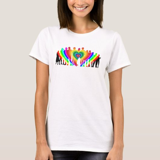 Colorful Family Love T-Shirt (Voorkant)